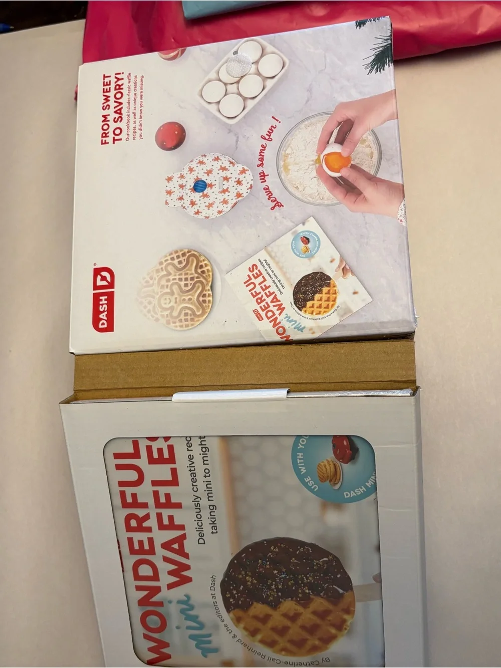 Wonderful Mini Waffle Gift Set with Cookbook